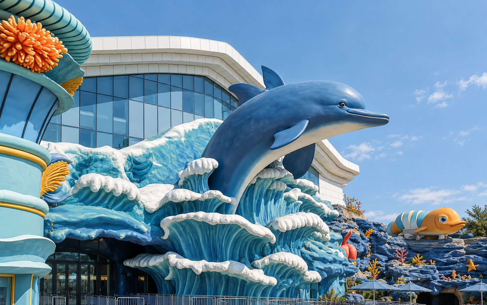 Marine-Themed Sculptural Facade — cover